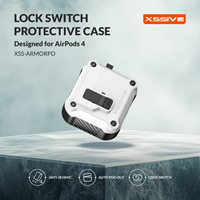 Xssive Protective Case for AirPods4 XSS-ARMORPD - White-2
