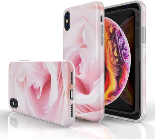 TPU Back Cover Apple iPhone XS Max - Rose Flower