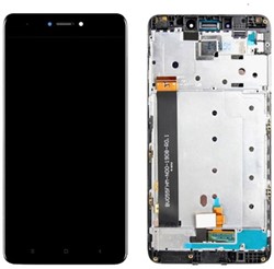 Xiaomi Redmi Note 4 - LCD Display w/Frame - Black