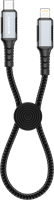 Xssive Braided Cable 30W USB-C to 8-Pin XSS-BR-CL-B-30CM - Zwart
