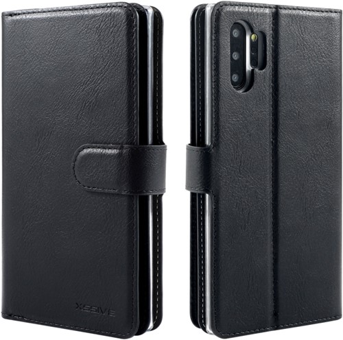 Wallet Case with 6 Cards Slot Huawei P30 - Zwart