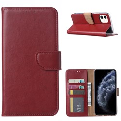 Book Case Apple iPhone 11 Pro (5.8) - Wijnrood
