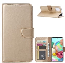 Book Case Samsung Galaxy A71 - Goud
