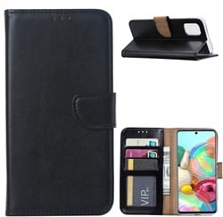 Book Case Samsung Galaxy A71 - Zwart