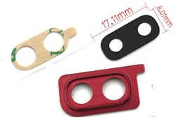Galaxy A10/A20/A30 - Camera Lens w/Cover - Red