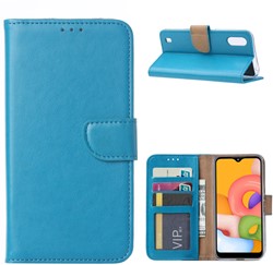 Book Case Samsung Galaxy A01 - Turquoise
