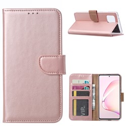 Book Case Samsung Galaxy Note 10 Lite - Rose Goud