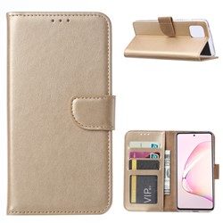Book Case Samsung Galaxy Note 10 Lite - Goud