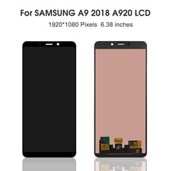 LCD Display Service Pack Galaxy A9 2018 A920 GH82-18308A - Black