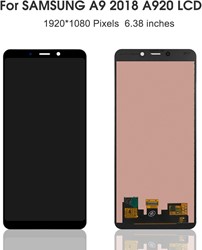 LCD Display Service Pack Galaxy A9 2018 A920 GH82-18308A - Zwart