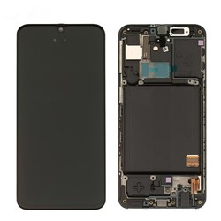 LCD Display Service Pack Galaxy A40 A405 GH82-19672A - Black
