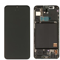 LCD Display Service Pack Galaxy A40 A405 GH82-19672A - Black