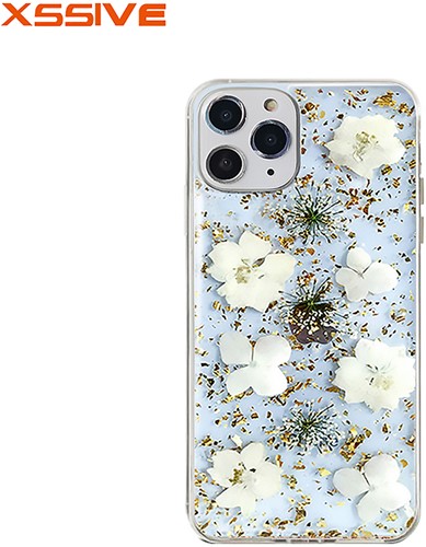 Xssive Hard Back Case Flower Serie Apple iPhone 11 Pro Max - Wit