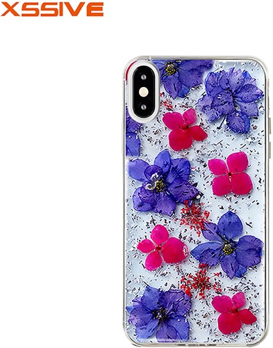 Xssive Hard Back Case Flower Serie Apple iPhone XS Max - Paars