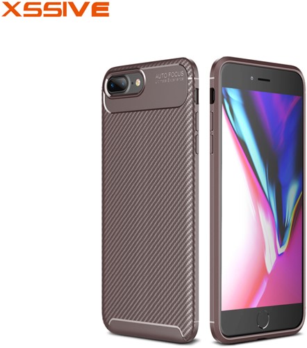 Xssive Carbon TPU Back Case Apple iPhone 7 Plus/8 Plus - Bruin