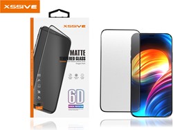 Xssive 6D MATTE Tempered Glass Apple iPhone 7 Plus/8 Plus - Black