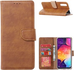 Book Case Samsung Galaxy A50 - Licht Bruin