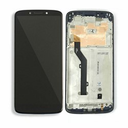 Moto G6 Play - LCD Display Complete with Frame - Black
