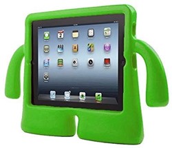 2-Handgrip Anti-Shock Tablet Case Apple iPad Mini 1,2,3,4,5 - Groen