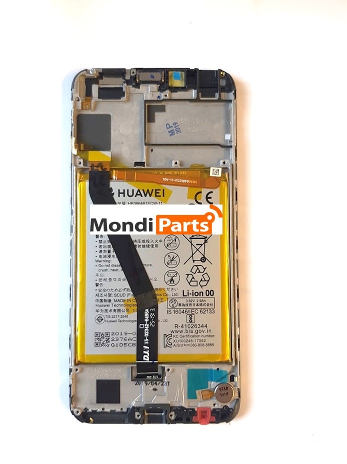 LCD Display Service Pack Huawei Y6 2018 with Frame - Wit