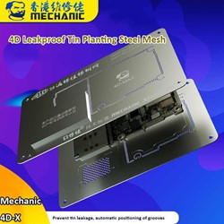 Mechanic 4D Grooved Steel Stencil with Leakproof 4D-11PRO