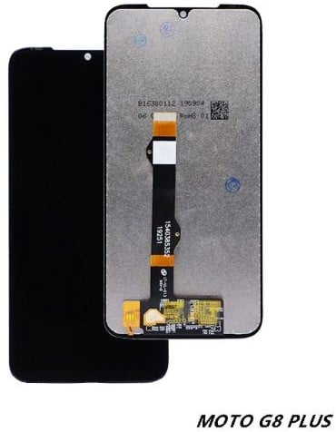 Moto G8 Plus - LCD Display Compleet no Frame Zwart