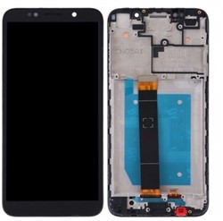 Y5 2018 - LCD Display Compleet w/Frame - Zwart