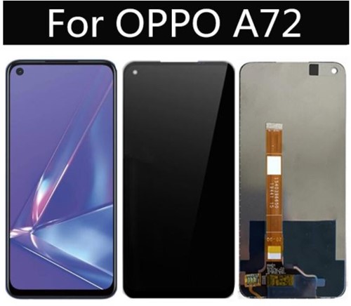 Oppo A72 - LCD Display Complete no Frame - Zwart