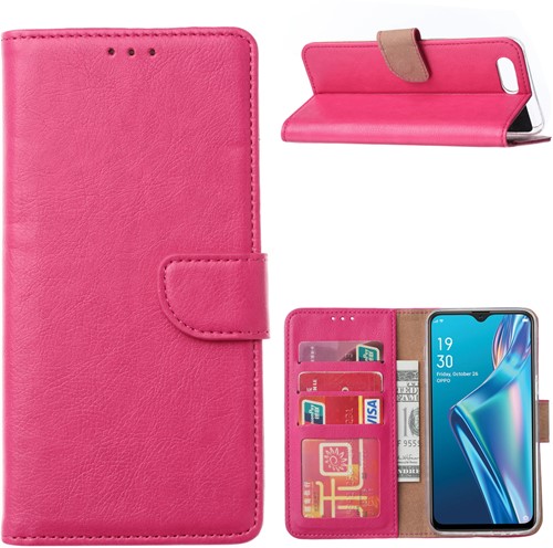Book Case Oppo A12(s) - Pink