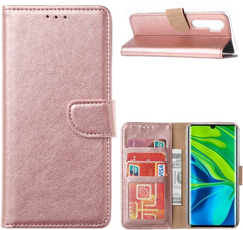Book Case Xiaomi Mi Note 10 Lite - Rose Goud