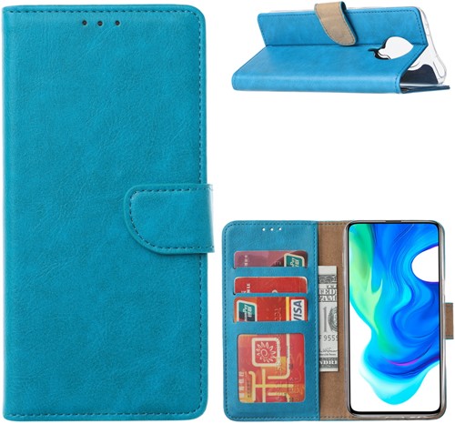 Book Case Xiaomi Poco F2 Pro - Turquoise