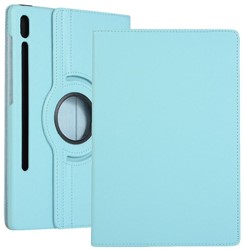 Tablet hoes 360gr.draaibaar Samsung Galaxy Tab S7 T870 - Licht Blauw