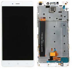 Xiaomi Redmi Note 4 - LCD Display w/Frame - White