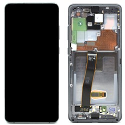 LCD Display Service Pack Galaxy S20 Ultra G988 GH82-22271A (no Camera) - Black