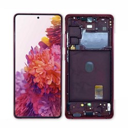 LCD Display Service Pack Galaxy S20FE G780 GH82-24220E - Red