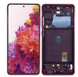 LCD Display Service Pack Galaxy S20FE G780 GH82-24220E - Red