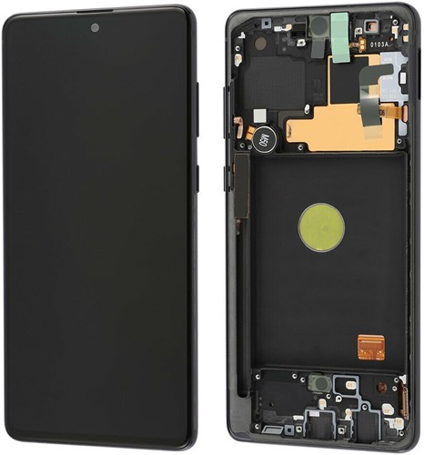 LCD Display Service Pack Galaxy Note 10 Lite N770 GH82-22055A - Zwart