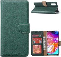 Book Case Samsung Galaxy A70 - Groen