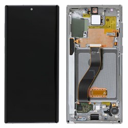 LCD Display Service Pack Galaxy Note 10 N970 GH82-20818C - Silver