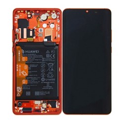 LCD Display Service Pack Huawei P30 - Amber Sunrise (Rood)
