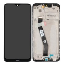 LCD Display Service Pack Xiaomi Redmi 8A with Frame - Zwart