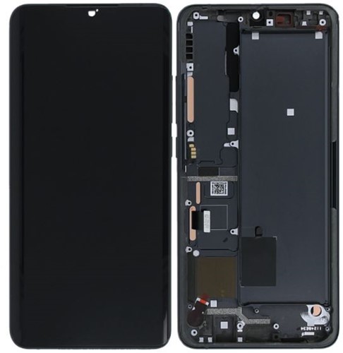 LCD Display Complete Service Pack Xiaomi Mi Note10 Lite- Zwart