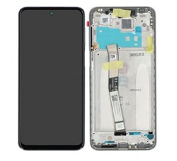 LCD Display Service Pack Xiaomi Redmi Note9S with Frame - Grijs