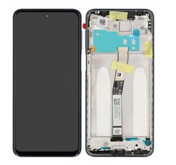 LCD Display Service Pack Xiaomi Redmi Note9S with Frame - Wit