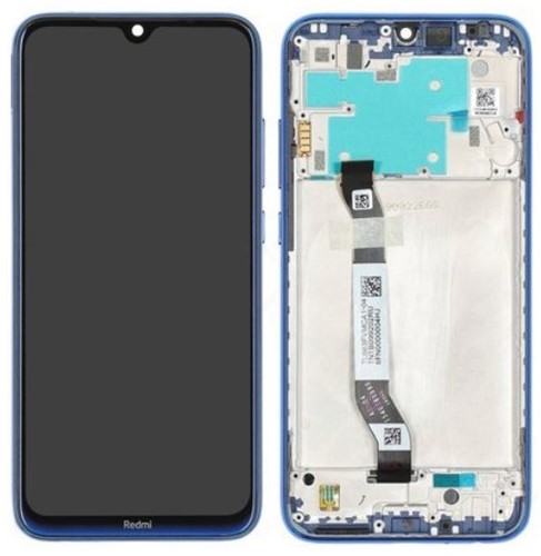LCD Display Complete Service Pack Xiaomi Redmi Note8- Blauw