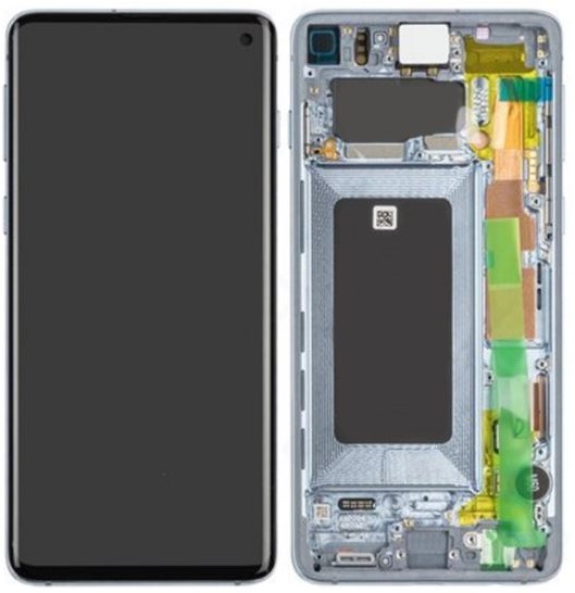 LCD Display Service Pack Galaxy S10 G973 GH82-18850C - Blue