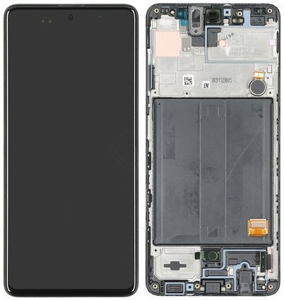 LCD Display Service Pack Galaxy A51 4G A515 GH82-21680A -  Black
