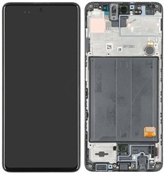 LCD Display Service Pack Galaxy A51 4G A515 GH82-21680A -  Black