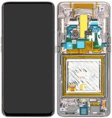 LCD Display Service Pack Galaxy A80 GH82-20348A - Zwart