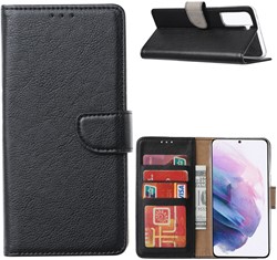 Book Case Samsung Galaxy S21 Ultra - Zwart